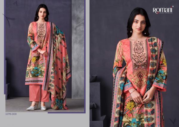 Romani Mareena Vol 12 Regular Cotton Designer Dress Material Collection